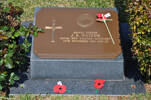Gravestone at Busan Cemetery for 206403 Jefford Watson. No Known Copyright.