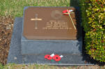Gravestone at UN Cemetery Pusan, Korea for 208875 Douglas Rodgers. No Known Copyright.