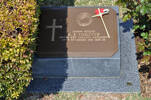 Gravestone at UN Cemetery Pusan, Korea for 206066 Robert Compton. No Known Copyright.