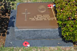 Gravestone at UN Cemetery Pusan, Korea for 206353 Ronald MacDonald. No Known Copyright.
