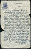 Letter from Lance Bombader Albert Harry Baker (S/N 49307) Middle East Forces to his sister Eileen Utting page 4. This image may be subject to copyright.
