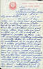 Letter from Corporal MC Baker (S/N 43549) to his mother Ella Baker, dated 17 March 1944, on YMCA Letterhead page 1. This image may be subject to copyright.