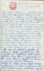 Letter from Corporal MC Baker (S/N 43549) to his mother Ella Baker, dated 17 March 1944, on YMCA Letterhead page 4. This image may be subject to copyright.