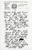 photocopy of letter from Albert Henry Baker (s/n 49307) to his mother Ella Baker dated 17 October 1943. 3 of 3. No Known Copyright.