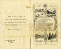 Inside of Christmas / New Year card, 1916 / 1917 Greetings from Sling Camp, signed Claud. No Known Copyright.