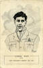 Postcard featuring drawn portrait of Cobber Cain DFC, New Zealand's Famous Air Ace [no writing on reverse]. No Known Copyright.