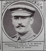 Portrait, Sergeant-Major Archibald James Merle Bonar (803), (10/1116) from the Weekly News 1915. Kindly provided by Onward Project, Phil Beattie & Matt Pomeroy. No Known Copyright.