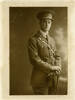 3/4 length portrait of Lieutenant Leslie May (4/1230) Detail. Main Body, New Zealand Tunnelling Company (wounded). May, Stan. Materials relating to service in World War II. Auckland War Memorial Museum Library. MS-93/157. Image has no known copyright restrictions.