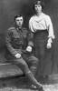 Portrait of George and Martha, George is wearing his 13th North Canterbury Westland insignia, which he was a teritorial member of before enlisting. Image kindly provided by the family. This image has no known copyright restrictions.
