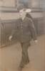 Portrait of Basil Williams in full uniform walking down Queen Street pre-embarkation. Image kindly provided by Williams family. Image has no known copyright restrictions.