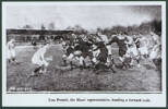 Photograph of Paris Rugby Match, 1917. Tom French (s/n 16/972) is the tall player second from left.Image kindly provided by Karl French. Image has no known copyright restrictions.