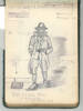 Drawing by J. C. Gibbs. Swarbrick, Margaret. Miscellaneous papers, 1914 - 1947. Auckland War Memorial Museum Library. MS-1468. Image has no known copyright restrictions.