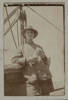 Unknown, photographer (ca.1917). "The old dear" Edie Dane.Snapshot of Edward Dane (30768) on board SS Port Lyttelton. Auckland War Memorial Museum - Tamaki Paenga Hira. PH-ALB-461-p13-1. Image has no known copyright restrictions.
