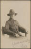 Unknown, photographer (ca. 1915).  Black and white studio portrait of Laurence Ross Nelson in military uniform. Jocelyn Veale photographs. Auckland War Memorial Museum - Tāmaki Paenga Hira. PH-1998-89-2.
