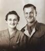 Private Clifford Harold Anslow with his Mother, Lily Blyth (formerly Anslow), in 1945 (4429). Image kindly provided by the Logue family (November 2016). Image has no known copyright restrictions.