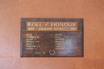 Roll Of Honour - Hikurangi District Hall, 1939-1945. Image provided by John Halpin 2014. CC BY John Halpin 2014.