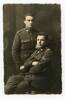 Portrait of Corporal Maurice Bartlett 44889 with "Corporal P A Thorne of Auckland" 21118 (seated). Most likely in Cologne, Germany, 1919. Image kindly provided by William Bartlett (February 2017). Image has no known copyright restrictions.