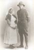 Ivy & Arthur Smale 1914. Image taken soon before they embarked from Gisborne to join the WW1 conflict. Image kindly uploaded by Barron family (April 2016). No known copyright restrictions.