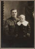 Portrait of Private Hugh Anderson 6/2034 with child - Military Medal. R24184772, Archives New Zealand. Image has no known copyright restrictions.