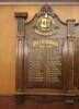 Ponsonby Lodge Onehunga Masonic Hall Roll of Honour, 1914-1918. Image provided by John Halpin 2014, CC BY John Halpin 2014