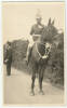 Photograph of Private Francis William Stott 24/1203 on horseback. Photograph kindly provided by Angela Reeves (August 2017). Image has no known copyright restrictions.