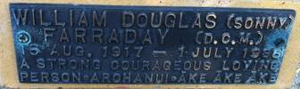 Headstone of Sergeant William Douglas Friday 29312, at Schnapper Rock, North Shore. Image kindly provided by Jan Green (September 2017). Image may be subject to copyright restrictions.
