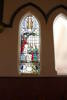Epsom Methodist Church stained glass window. Erected by Cecil & Gertrude Moodie in memory of their sons. Image provided by John Halpin 2014, CC BY John Halpin 2015