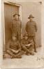 Photograph of Private Francis Edward Letford 38046 (standing) with NZEF comrades. Image kindly provided by his family. (October 2017). Image has no known copyright restrictions.