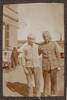 Unknown, photographer (1915-1916). "Gas masks. Coard and Hill". [Agnes (Peggy) Williams photograph album]. Auckland War Memorial Museum - Tāmaki Paenga Hira PH-2017-2-3-p38-5. No known copyright restrictions.