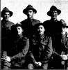 'Some Southland Boys Now Fighting in France', Otago Witness, 16 October 1918. Papers Past. 'Back row (from left): Richard King (Wyndham), Arthur Gerrard (Winton), James Waddell (Woodlands). Sitting: Frank Barlow (Invercargill), Sidney Enson (Invercargill), J. H. Gatley.' At the time of publication Rifleman Frank Barlow was deceased, having been killed in action in September 1918.