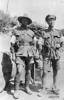 Sappers Oswald (Ossie) Thiele (left) and Ernest Wilfred Burton (right) of the 1st Australian Divisional Signal Company at ANZAC Cove, Gallipoli, c. August 1915. Australian War Memorial, A02775. Image has no known copyright restrictions.
