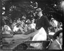Prime Minister William Massey talking to patients at Walton-on-Thames Hospital, World War I. Ref: 1/2-013839-G. Alexander Turnbull Library, Wellington, New Zealand. /records/23209234