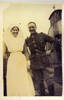 Photograph of Sister Alice Brash Smith ARRC 22/293 with Major Harry Dansey MC at Wisques NZ Stationary Hospital, France, in March 1918. Provided by the Holms/Stratford Collection (January 2018). Copyright restrictions may apply.