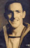 Portrait of Cyril Fletcher, Royal New Zealand Navy, c.Second World War. Image kindly provided by Glenys Knox (February 2018). Image may be subject to copyright restrictions.