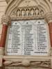 Roll of Honour, St. Matthew-in-the-City, First World War. Image kindly provided by Vicar Helen Jacobi (October 2018). Image may be subject to copyright restrictions.