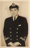 Lieutenant Ivan Curd in Royal Naval uniform - World War II. Image kindly donated by Carolyn (June 2017). Image may be subject to copyright restrictions.