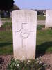 Headstone of Sergeant Anzac Piripi Tamihana Lewis, Hawkinge Cemetery, Kent. Image kindly provdied by Edward Paul (March 2019). Image is subject to copyright restrictions.