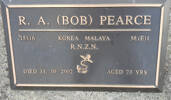 Gravestone of Robert Pearce. Image kindly provided by Willie Simonsen (March 2019). Image is subject to copyright restrictions.