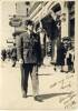 Photograph of Flight Sergeant Michael (Mick) Cosgrove walking in Edmonton, Canada, 18 July 1943. Image kindly provided by Michael Cosgrove (April 2019). Image has no known copyright restrictions.