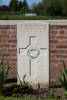 Headstone of Private Charles Kitchingham (36984). Motor Car Corner Cemetery, Comines-Warneton, Hainaut, Belgium. New Zealand War Graves Trust (BECW8751). CC BY-NC-ND 4.0.