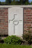Headstone of Sapper Leslie Gordon Smith (23735). Motor Car Corner Cemetery, Comines-Warneton, Hainaut, Belgium. New Zealand War Graves Trust (BECW8754). CC BY-NC-ND 4.0.