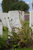 Headstone of Gunner Walter Robert Baldwin (43802). Divisional Cemetery, Ieper, West-Vlaanderen, Belgium. New Zealand War Graves Trust (BEAZ1120). CC BY-NC-ND 4.0.