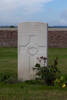Headstone of Gunner Christen Lauritz Rasmussen (7/2132). Divisional Cemetery, Ieper, West-Vlaanderen, Belgium. New Zealand War Graves Trust (BEAZ1055). CC BY-NC-ND 4.0.