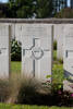 Headstone of Rifleman Harold Parkinson (48069). Menin Road South Military Cemetery, Ieper, West-Vlaanderen, Belgium. New Zealand War Graves Trust (BECR0806). CC BY-NC-ND 4.0.