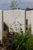 Headstone of Driver John Carson (12743). Nine Elms British Cemetery, Poperinge, West-Vlaanderen, Belgium. New Zealand War Graves Trust (BEDA9522). CC BY-NC-ND 4.0.