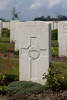 Headstone of Private William James Cooke (34337). Nine Elms British Cemetery, Poperinge, West-Vlaanderen, Belgium. New Zealand War Graves Trust (BEDA9576). CC BY-NC-ND 4.0.