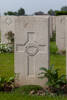Headstone of Company Sergeant Major Cyril Patrick Melbourne Jackson (23/1913). Brandhoek New Military Cemetery No 3, Vlamertinge, Ieper, West-Vlaanderen, Belgium. New Zealand War Graves Trust (BEAN0176). CC BY-NC-ND 4.0.