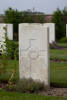 Headstone of Private George Davison (16079). The Huts Cemetery, Ieper, West-Vlaanderen, Belgium. New Zealand War Graves Trust (BEEE1370). CC BY-NC-ND 4.0.