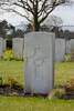 Headstone of Sergeant Dudley Dobson Coates (421318). Oostende New Communal Cemetery, Oostende, West-Vlaanderen, Belgium. New Zealand War Graves Trust (BEDC7574). CC BY-NC-ND 4.0.