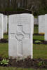 Headstone of Lance Corporal Victor Rudolph Johnson (32188). Strand Military Cemetery, Comines-Warneton, Hainaut, Belgium. New Zealand War Graves Trust (BEEB7268). CC BY-NC-ND 4.0.